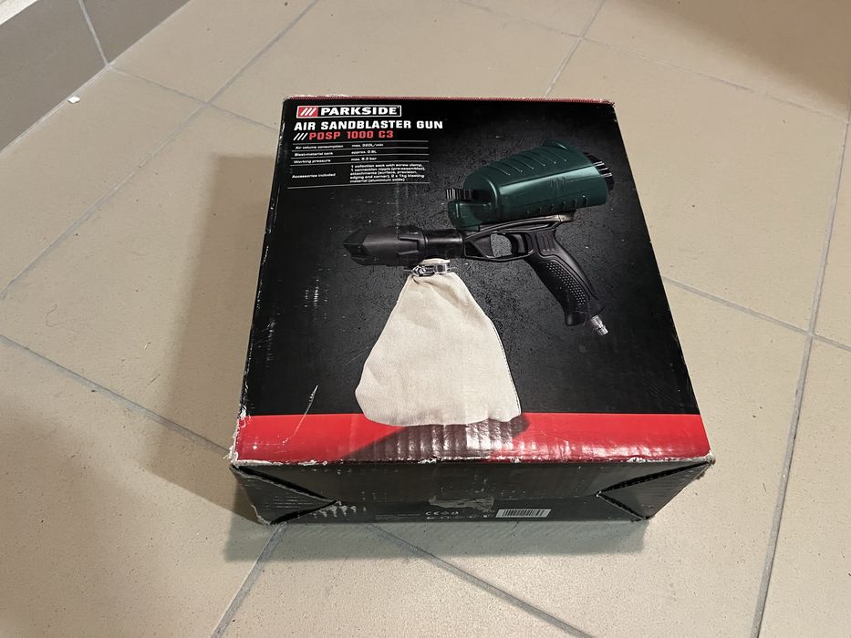 Pistolet do piaskowania