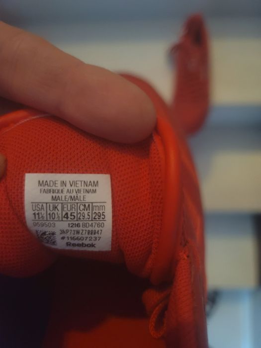 Reebok classic red