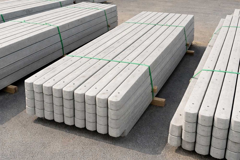 Słupki betonowe ogrodzeniowe sadownicze 200-350 cm Zbrojone Transport