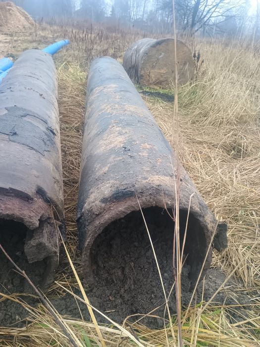 Sprzedam dwie rury stalowe o średnicy 350 mm i ściance 15 mm