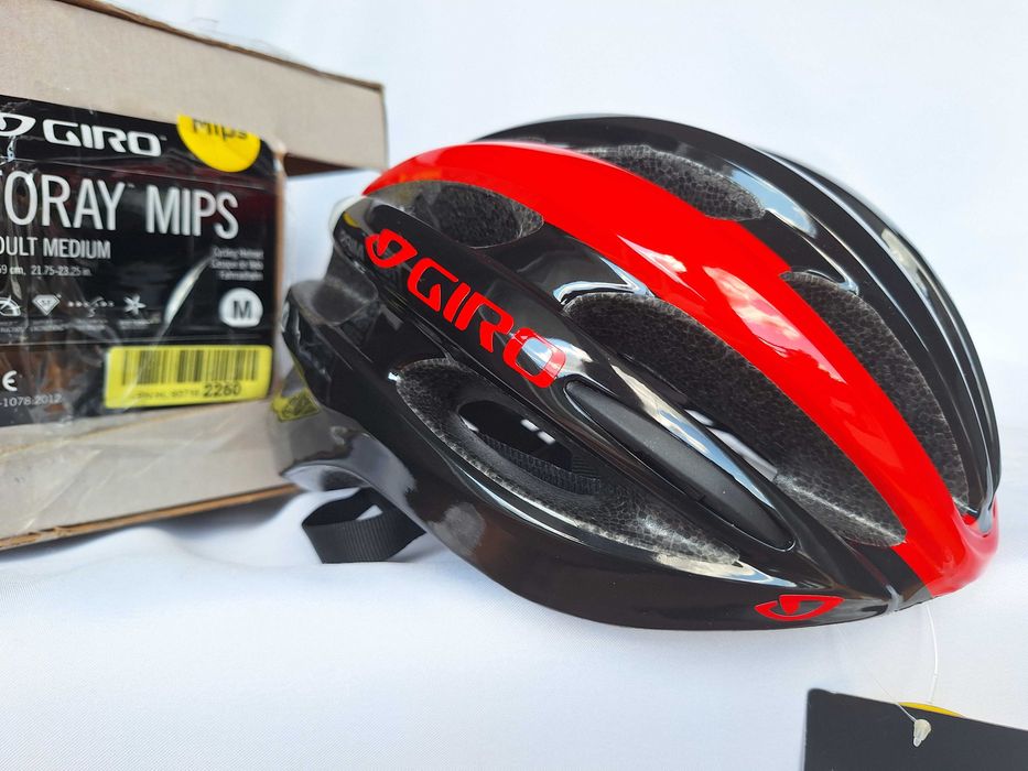 Kask rowerowy Giro Foray Mips Bright Red Black M 55-59cm