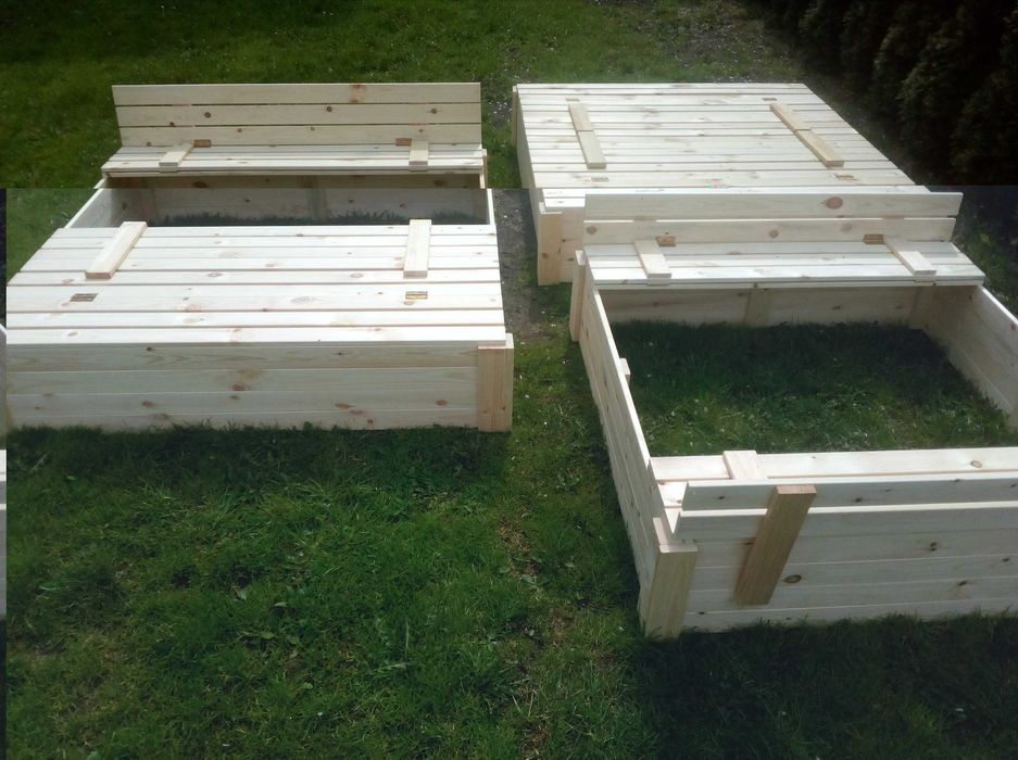 Piaskownica drewniana