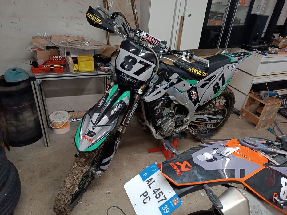 Kawasaki kxf 250 2014 motor refeito a novo