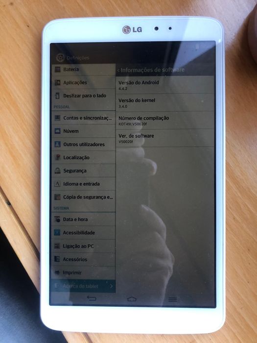 Tablet LG V500 de 8.3 polegadas