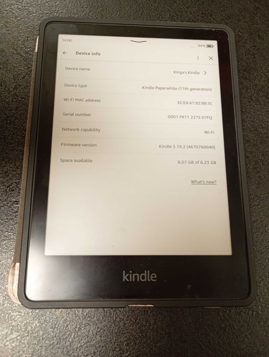 Czytnik Ebooków Amazon Kindle 11 gen. 2024 16GB-Komis MADEJ Dębica