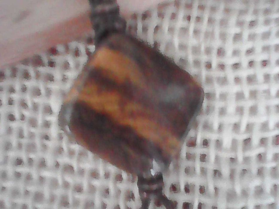 Wisiorek z Tygrysim Okiem i Kwarcem 7cm