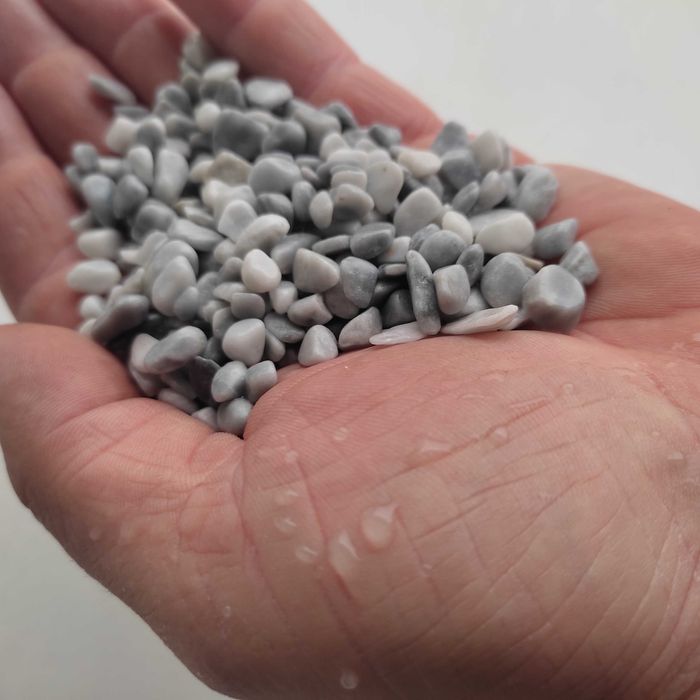 Żwir Czarny 5-9mm podłoże OTACZANY nie kaleczy ryb!!! akwarium żwirek