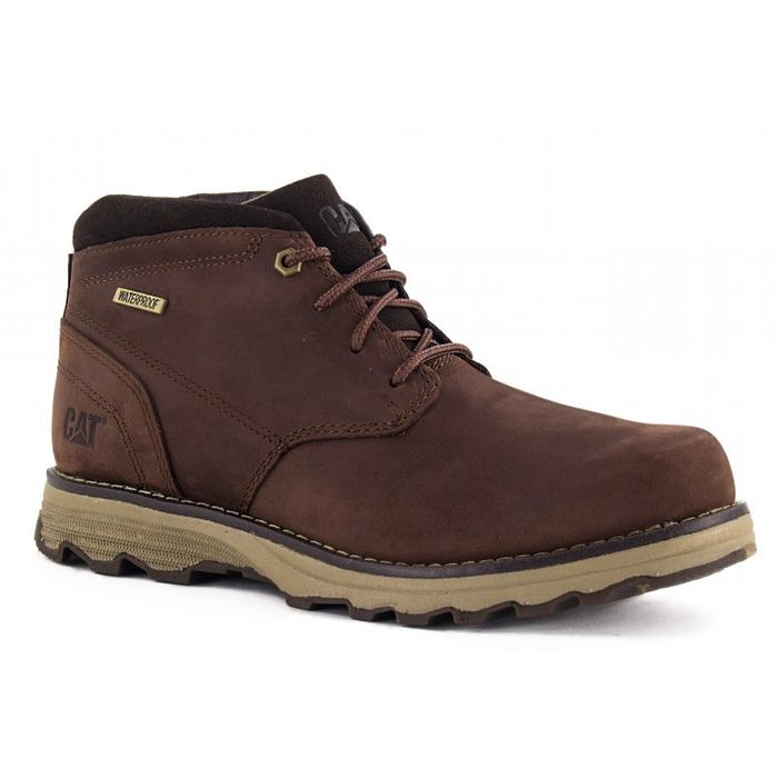 -50% trzewiki outddor Cat, skórzane męskie brąz r.45