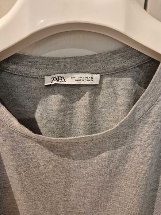 Szary T-shirt męski