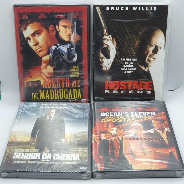 Lote 6/4 - Pack de 18 Filmes Novos e Selados em DVD - Ref.VI
