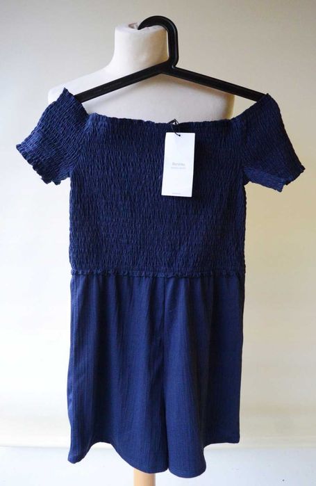 Kombinezon Granatowy NOWY Bershka Hiszpanka S 36