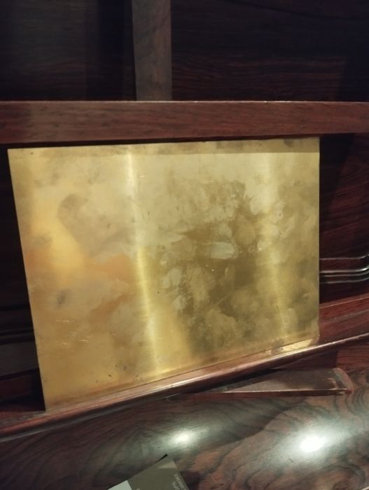 Placa latão Harley Davidson