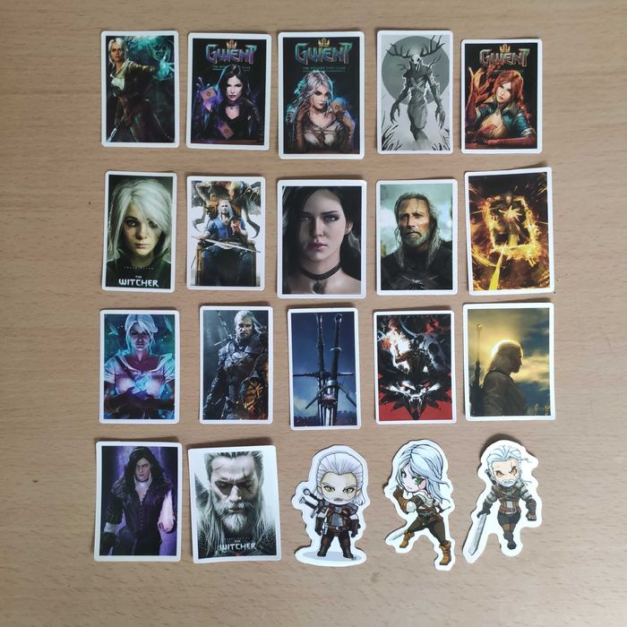 50 Stickers Autocolantes The Witcher