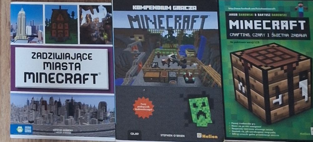 Zestaw książek minecraft