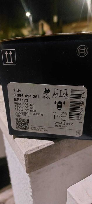 pastillhas + discos de travão frente pegeout 3008,  308,   408