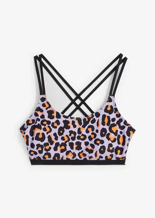 B.P.C biustonosz bikini bustier w cętki szybkoschnący 44.
