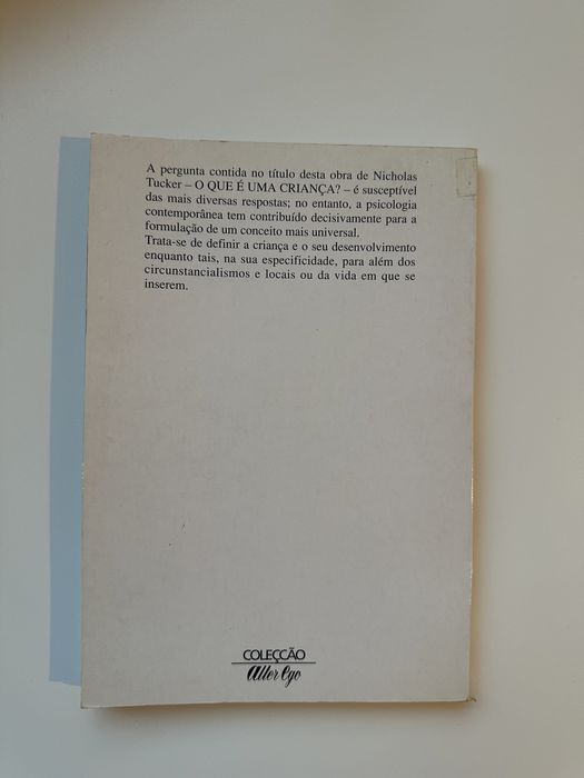 Livro O que é uma criança?