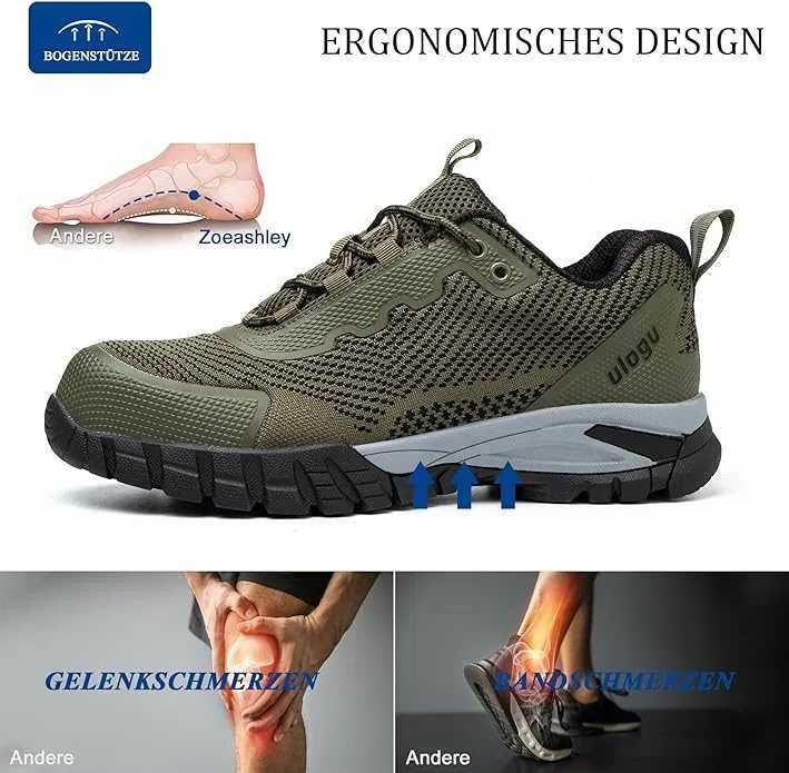 Nowe męskie buty robocze / metalowy nosek / wodoodporne !R-41! 4047!