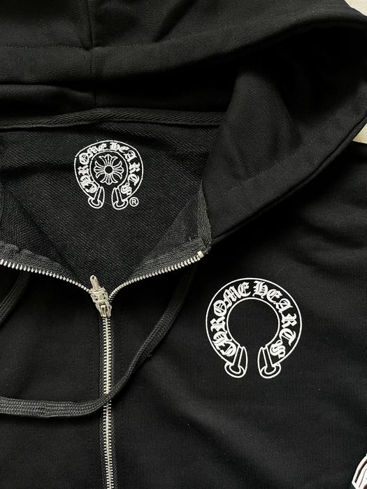 Zip-Hoodie Chrome Hearts black