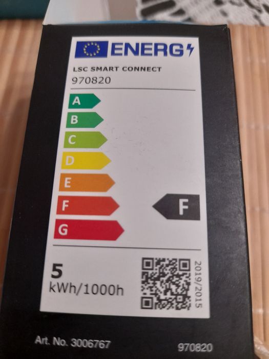 Oprawa ustawna z żarówką Led Gu10 biała