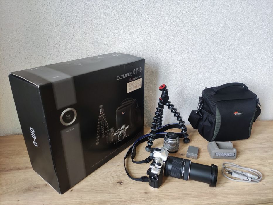 Olympus OM-D E-M10 Mark II Traveller Kit | Przebieg tylko 12k! Stan Idealny