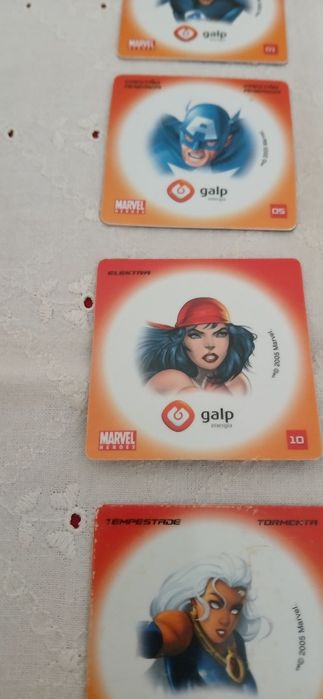 Cromos Holográficos  - Heróis da Marvel