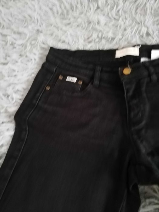 spodnie jeans czarne