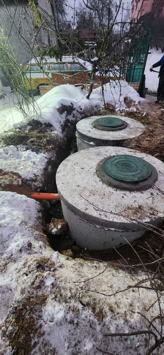 Прокладка канализации, Прокол под дорогой, Водопровод, Врезка в трубу ...