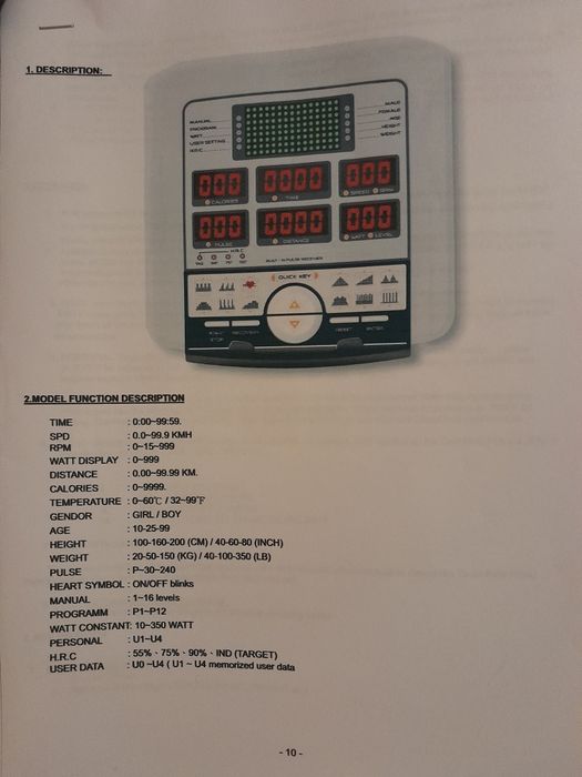 Orbitrek Cardiostrong EX40