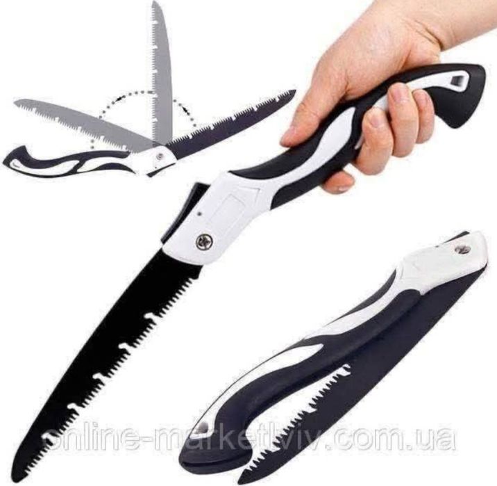 Пилка ножівка розкладна садова