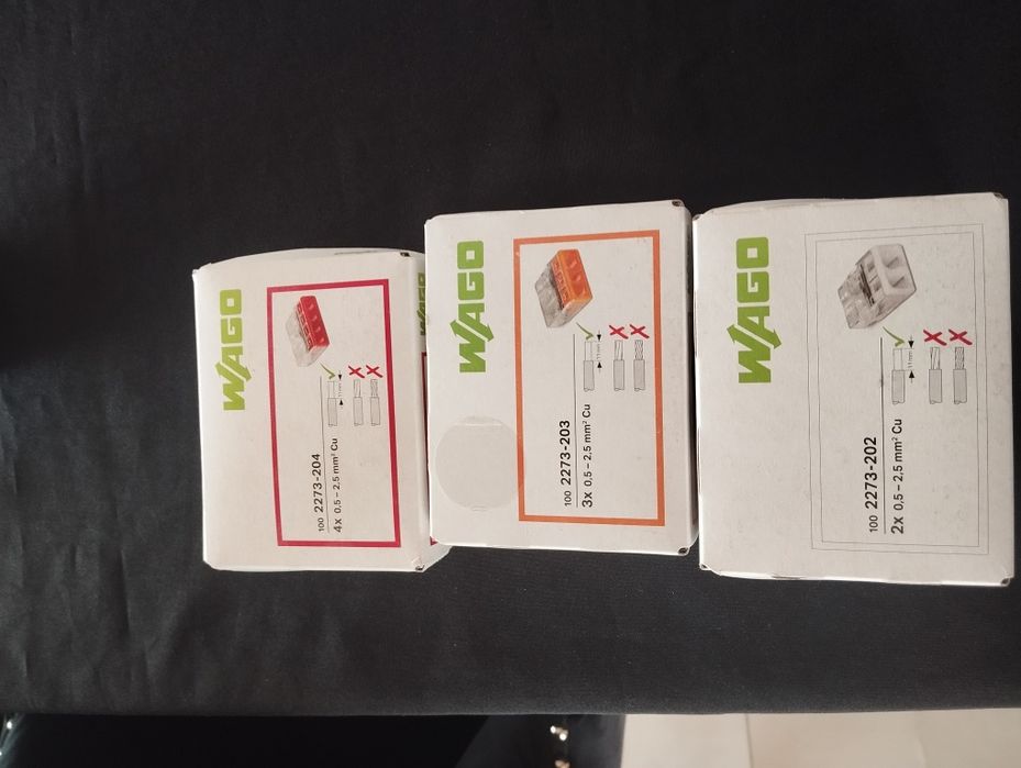 Szybkozłączki instalacyjne WAGO