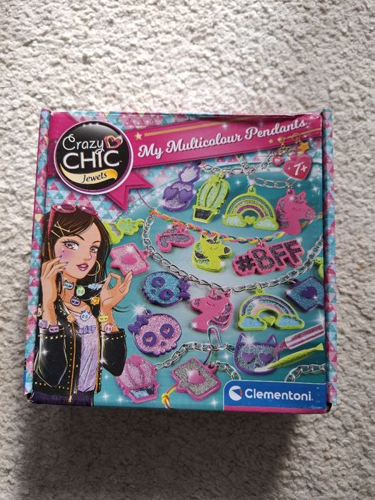 Zestaw do robienia bransoletek brokatowych