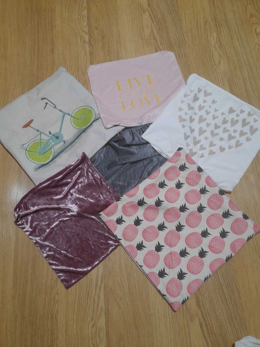 Декоративные подушки и наволочки