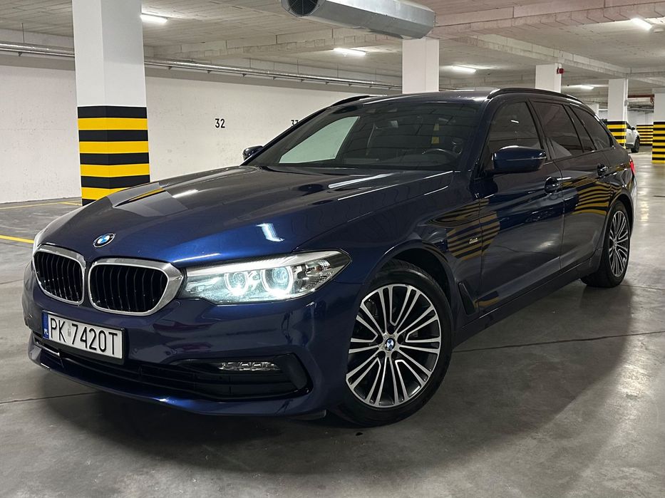 BMW Seria 5 BMW 520D 190KM Automat Harman Kardon BEZWYPADKOWY Prywatnie