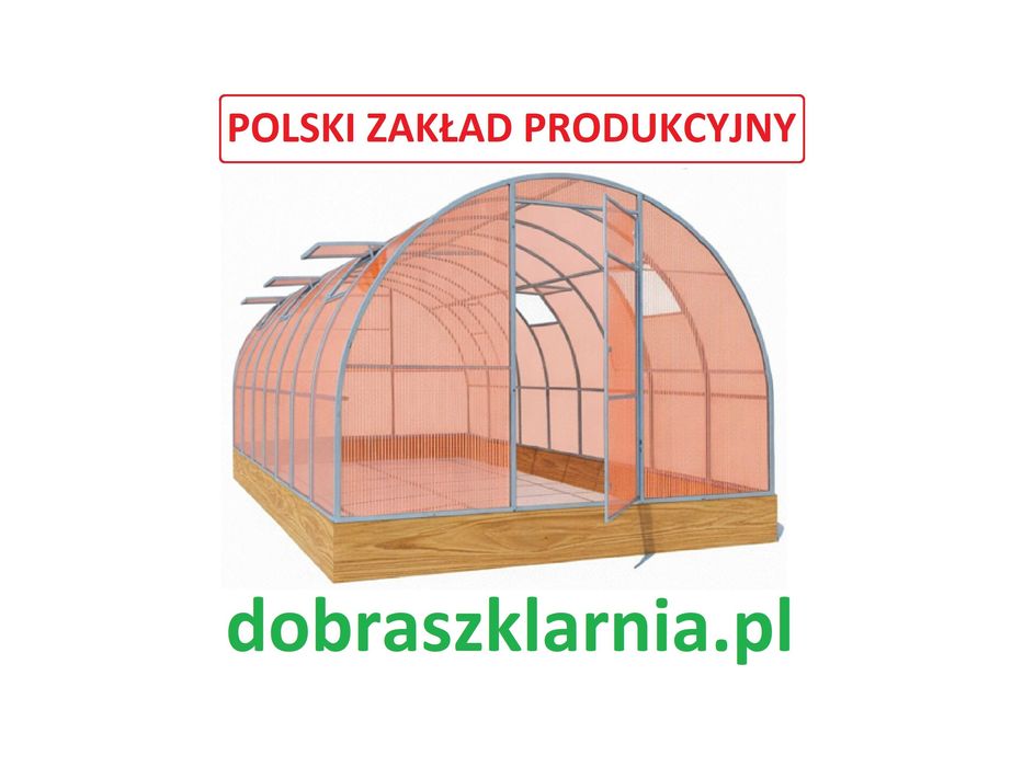 Szklarnia z poliwęglanu NANO 3x4 3x6 3x8 3x10 PRODUCENT DOSTAWA GRATIS