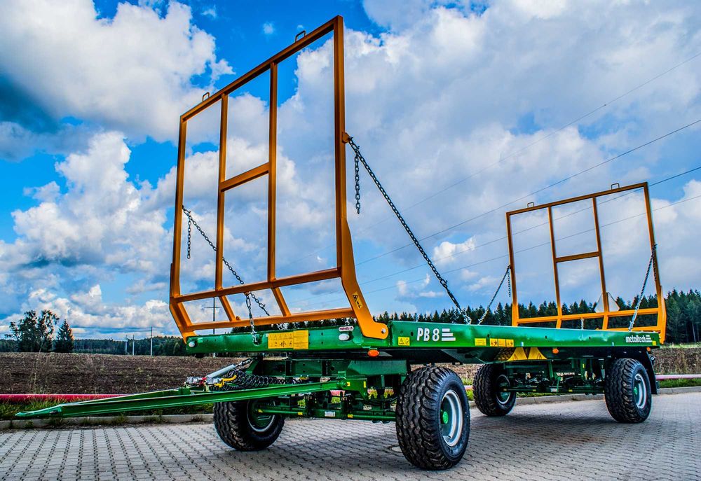 Przyczepa platformowa do bel METAL-TECH PB 16 | 8, 11, 13, 16, 18 TON