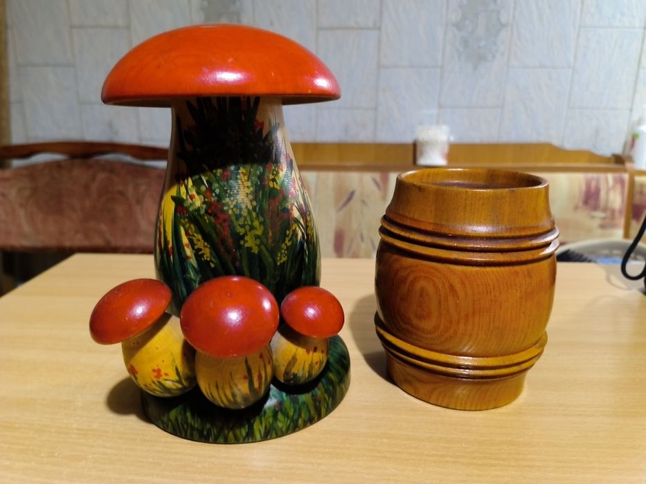 Декор Гриби з дерева