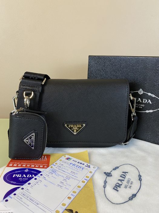 PRADA Saffiano Leather Shoulder Bag