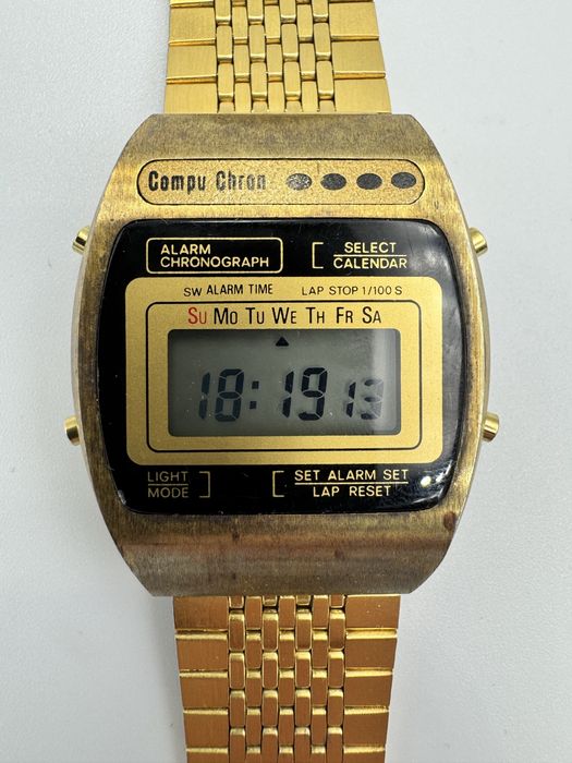 Zegarek Compu Chron Vintage 1980