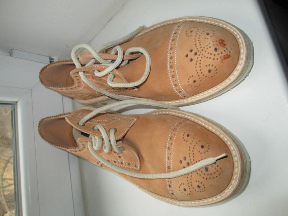 Итальянские туфли на шнурках р 43 нубук Новые ТОРГ