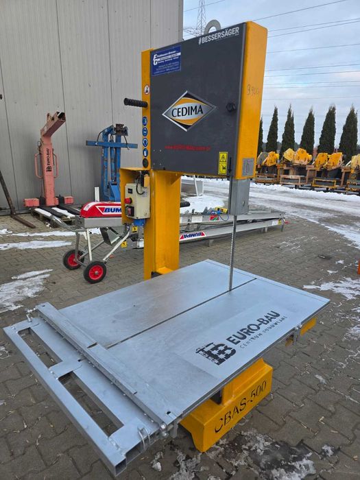 Piła przecinarka taśmowa Cedima CBAS 500 do porothermu gazobetonu