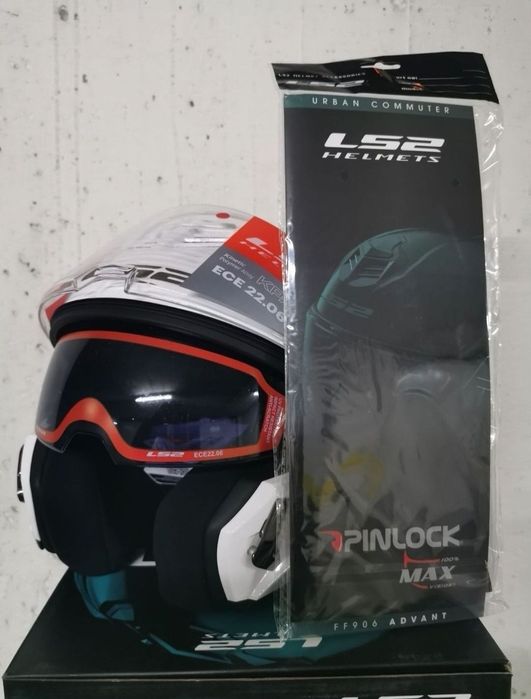 Capacete LS2 FF906 Advant White Gloss ( L )( NOVO )