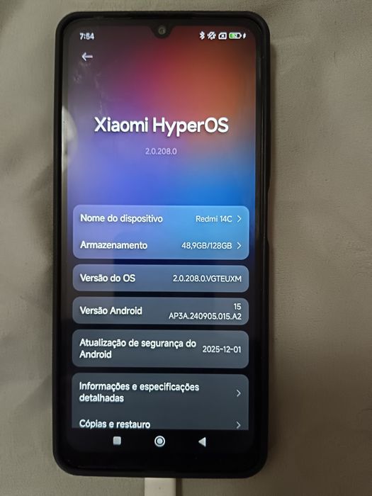 Xiaomi Redmi 14c, com muito pouco uso