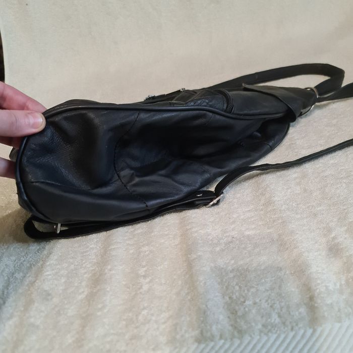 Подарок мужчине. Кожаная большая сумка-рюкзак мужская. Бельгия.