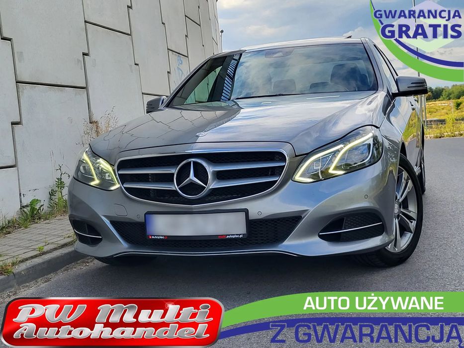 Mercedes-Benz Klasa E LIFT Automat Sedan Czarny sufit Zarejestrowany ZAMIANA GWARANCJA!