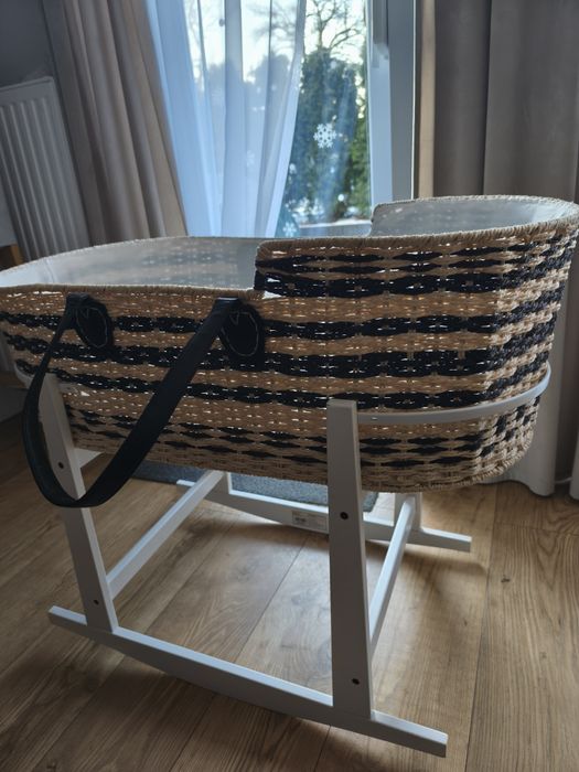 Kołyska kosz Mojżesz Childhome trawa morska