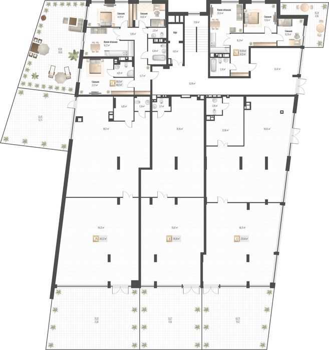 Продаж 3 кім. квартири SOUL PARK вул П. Орлика 116.11 кв.м