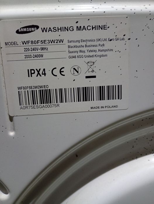 Pralka Samsung na części