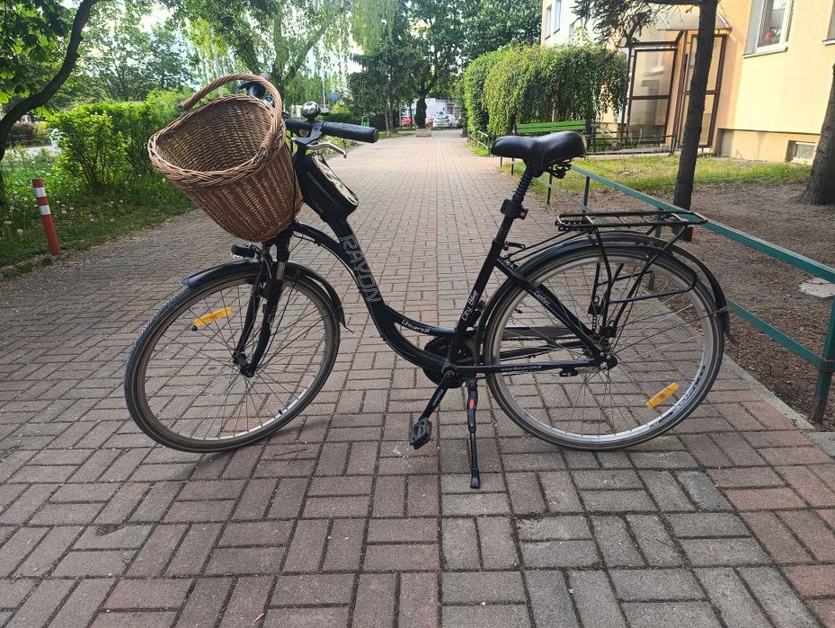 RAYON City Bike Universal – wygodny rower miejski z koszykiem