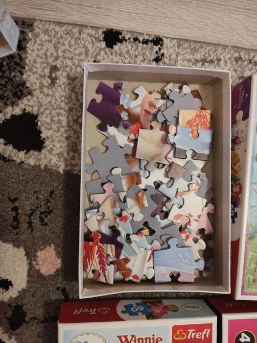 Puzzle rainbow high ELSA Frozen Disney Kubuś Puchatek Myszka Miki 60